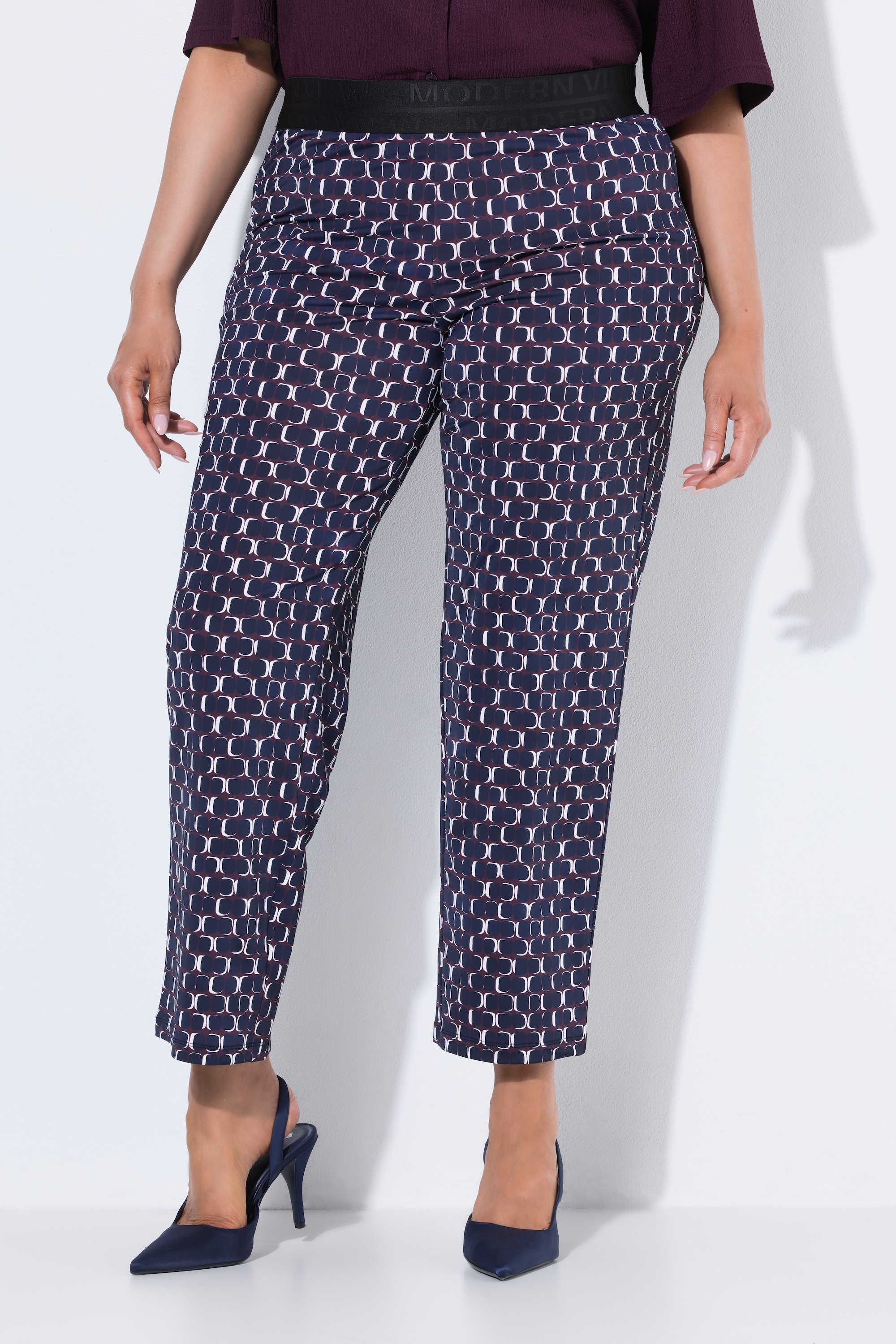Pantalon Sienna en jersey, imprimé, ULLA POPKEN