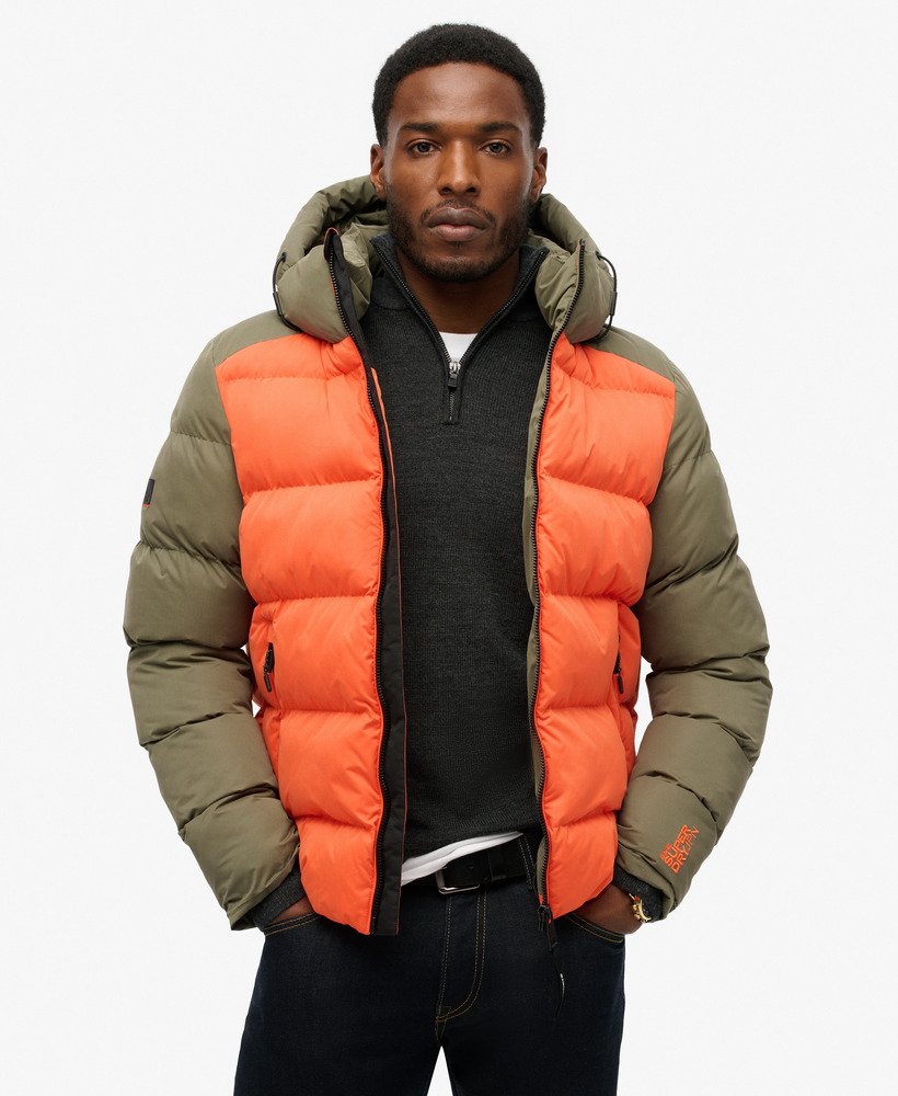 Doudoune à capuche Sport Colour Block, SUPERDRY