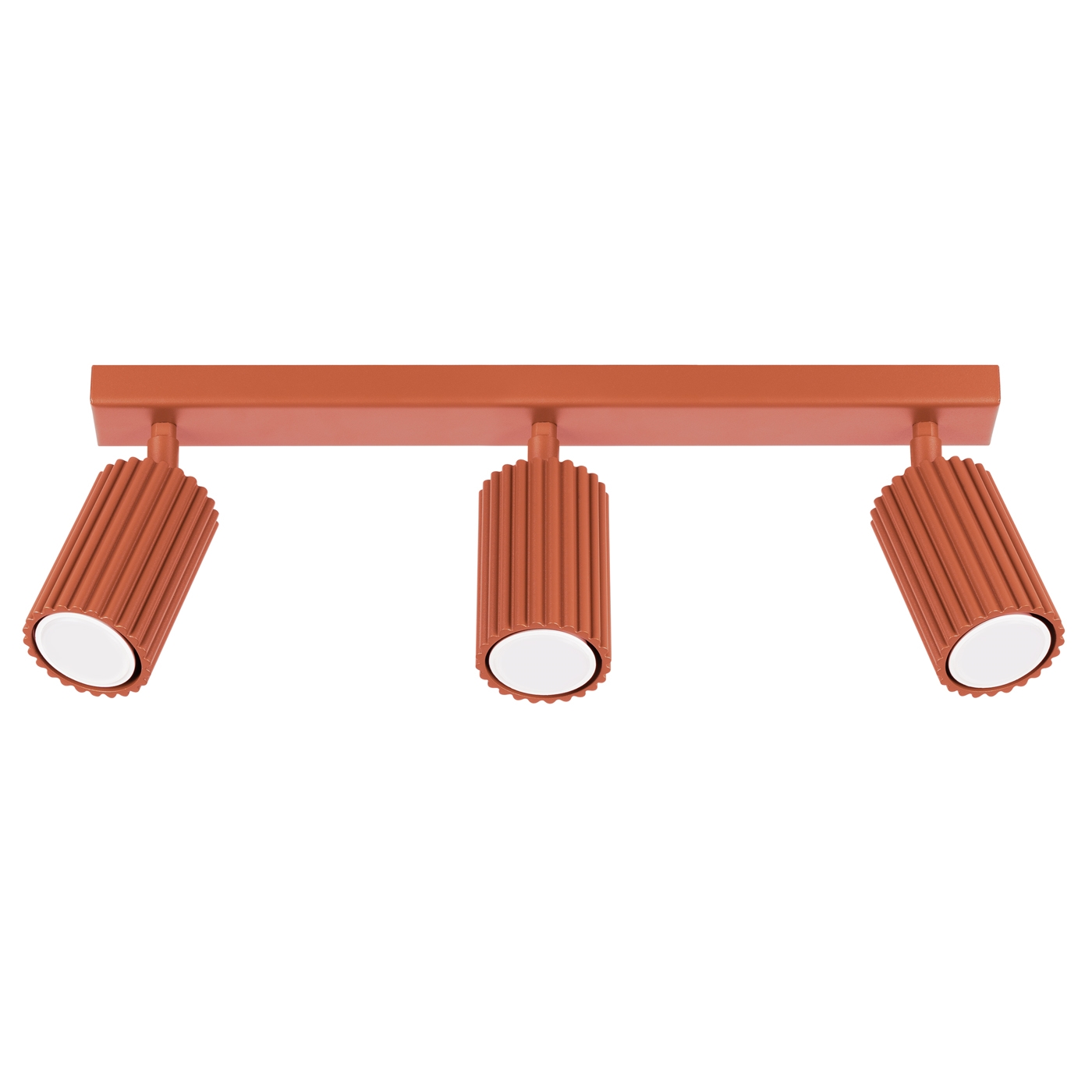 Plafonnier Aluminium Ocre Rouge GU10 3 Karbon Line, EDEN