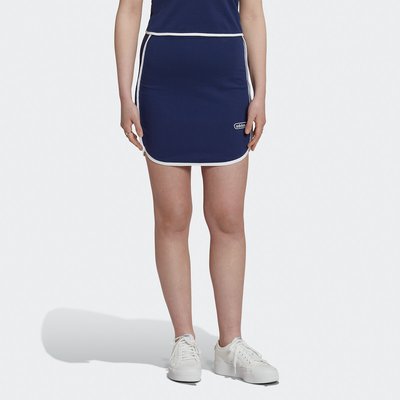 Cotton Lightweight Mini Skirt in Fleece adidas Originals