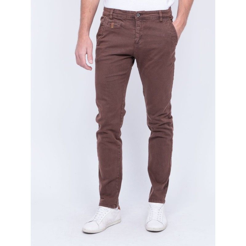 Jean marron 2025 clair homme