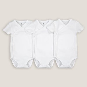 Pack of 3 Bodysuits in Organic Cotton, Prem-2 Years LA REDOUTE COLLECTIONS image