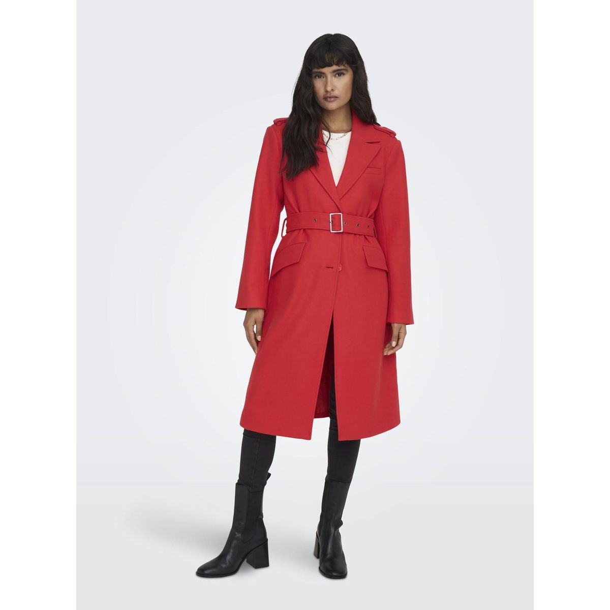 Manteau rouge only La Redoute