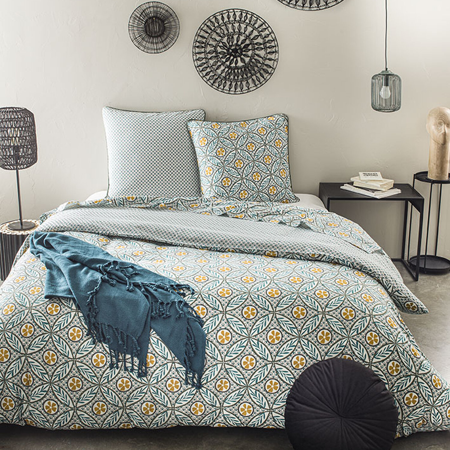 Parure de drap 3pcs percale 70 - tilia, C DESIGN HOME TEXTILE