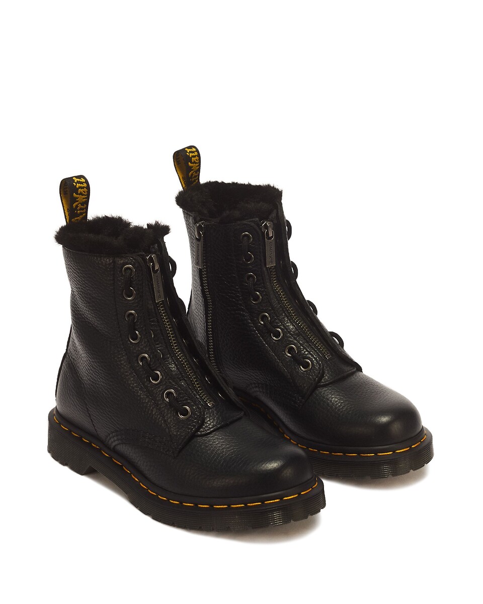 Boots 1460 fourrées en cuir Nappa, DR. MARTENS