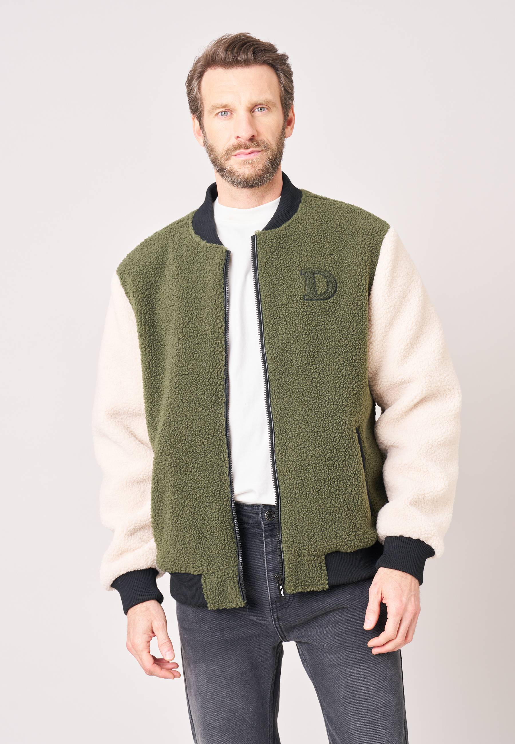 Blouson regular homme effet sherpa WASHINGTON, DEELUXE