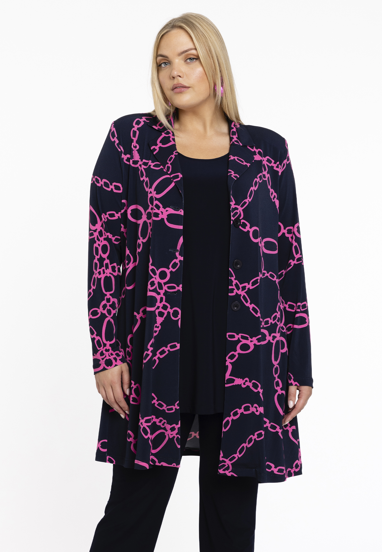 Veste /Blazer imprimée chaîne, YOEK
