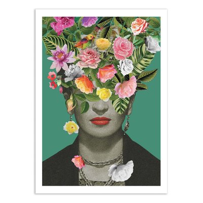Poster d'art - Floral Frida - Frida Floral Studio WALL EDITIONS