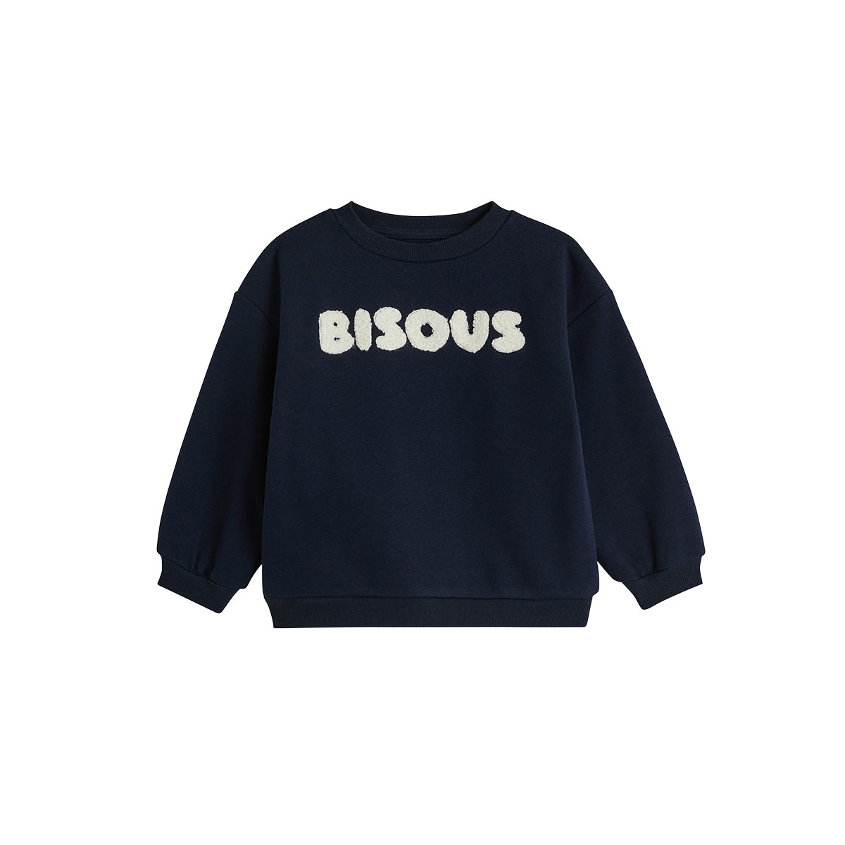 Sweat en molleton Bisous, PETIT BEGUIN