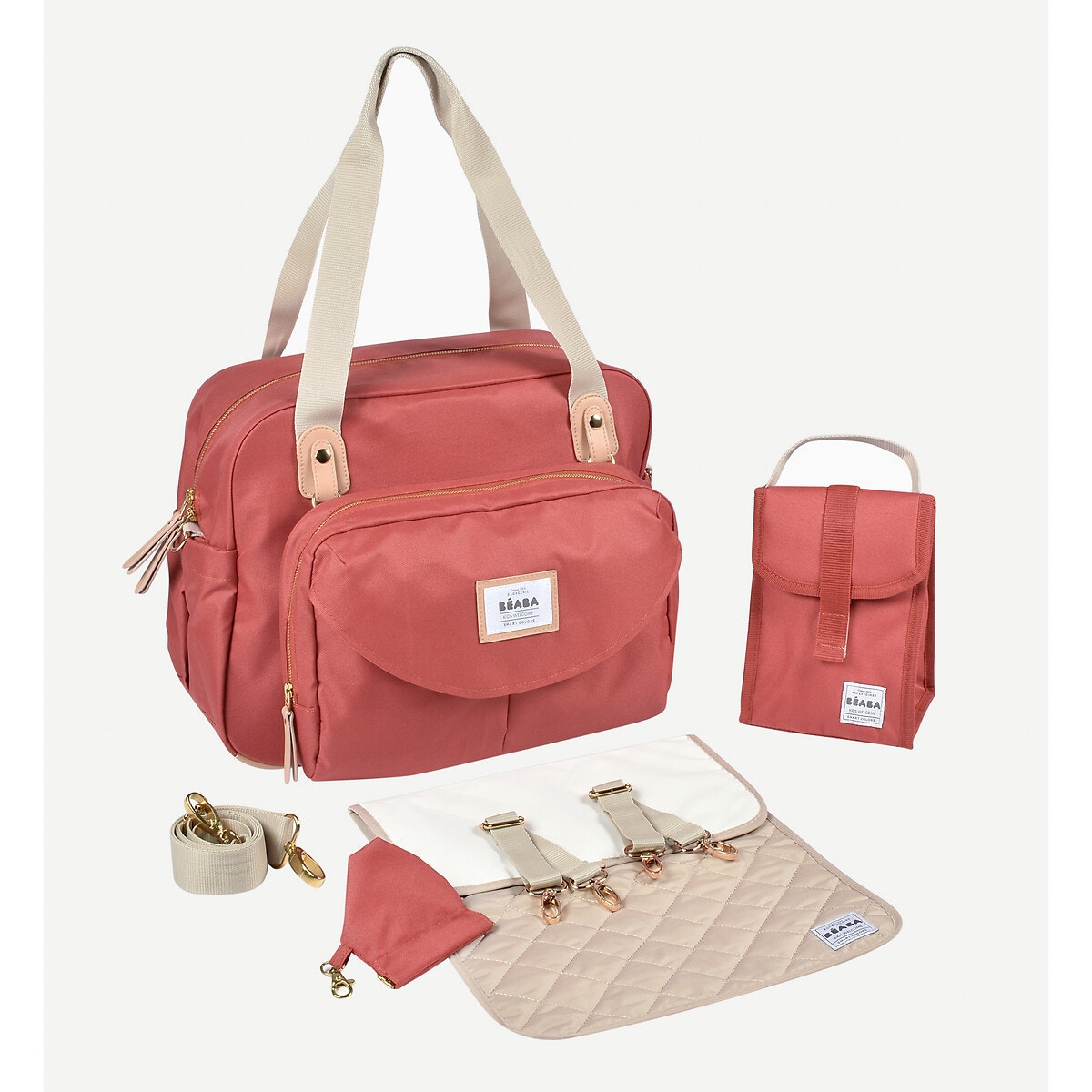 Sac langer gen ve 2 rouge terracota Beaba La Redoute