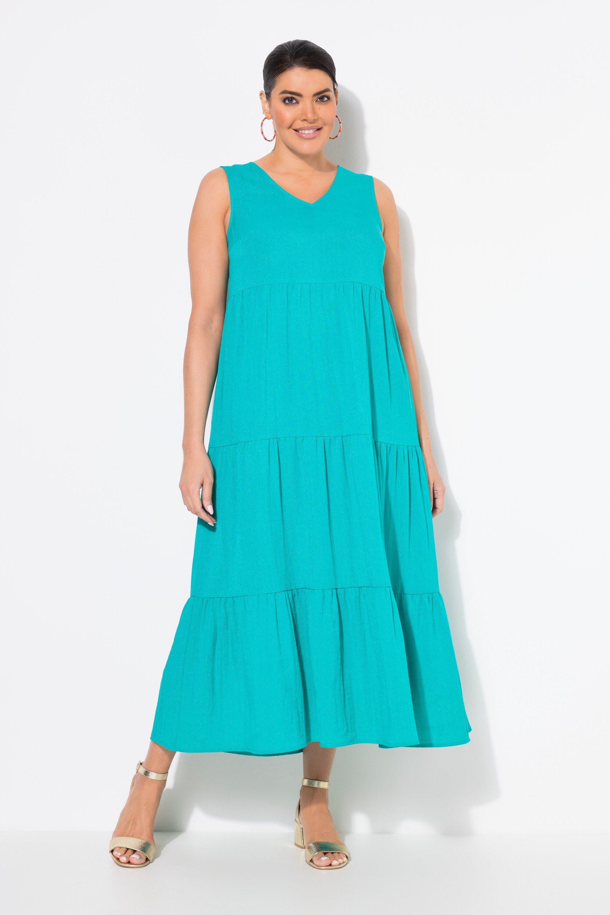 Robe maxi sans manches. Plusieurs niveaux, ULLA POPKEN