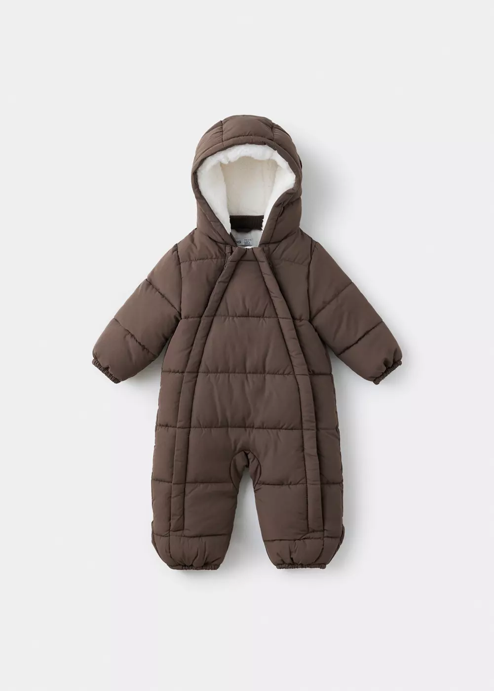 Combi-pilote matelassée à zips, MANGO BABY