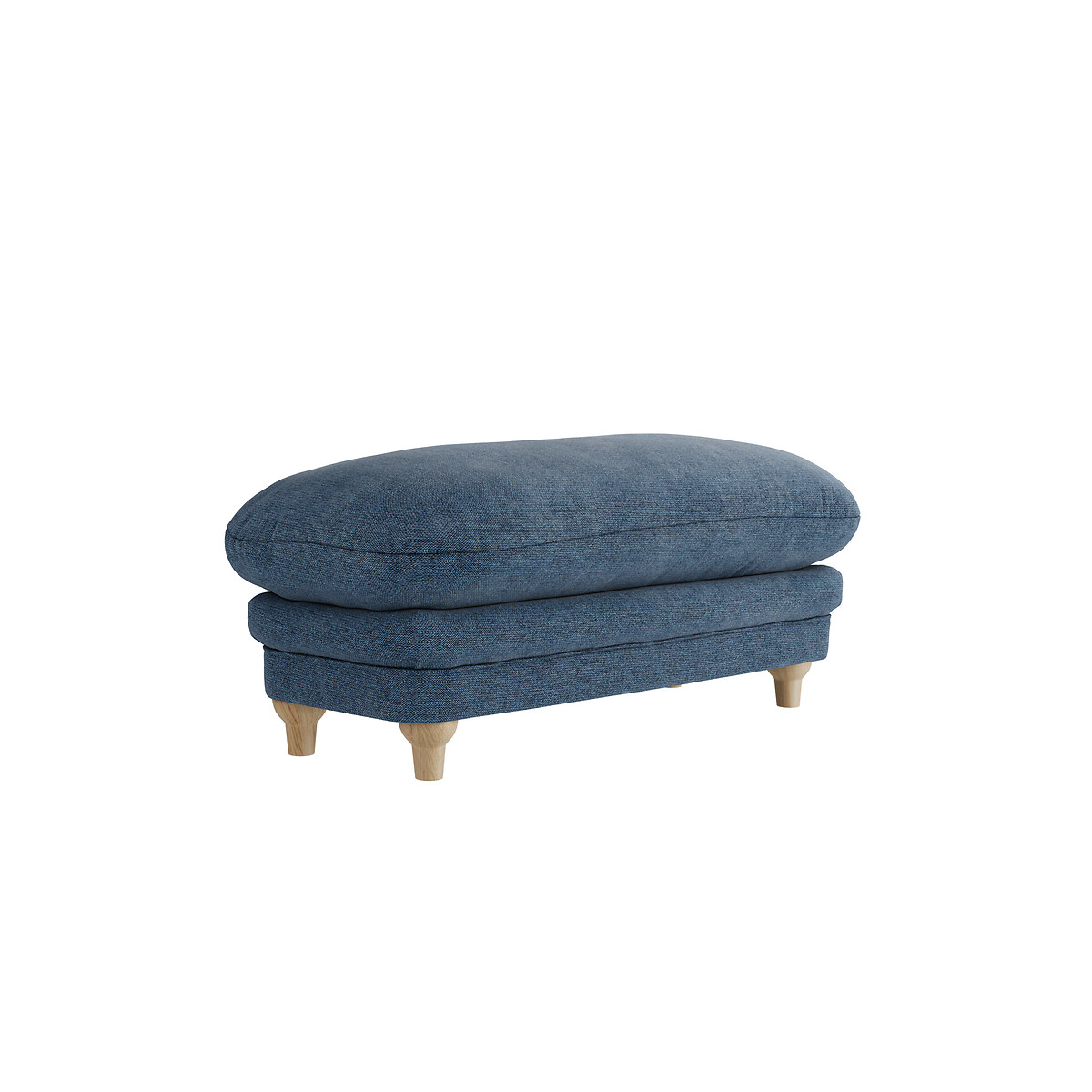 Seraphine Soft Chenille Footstool, SO'HOME