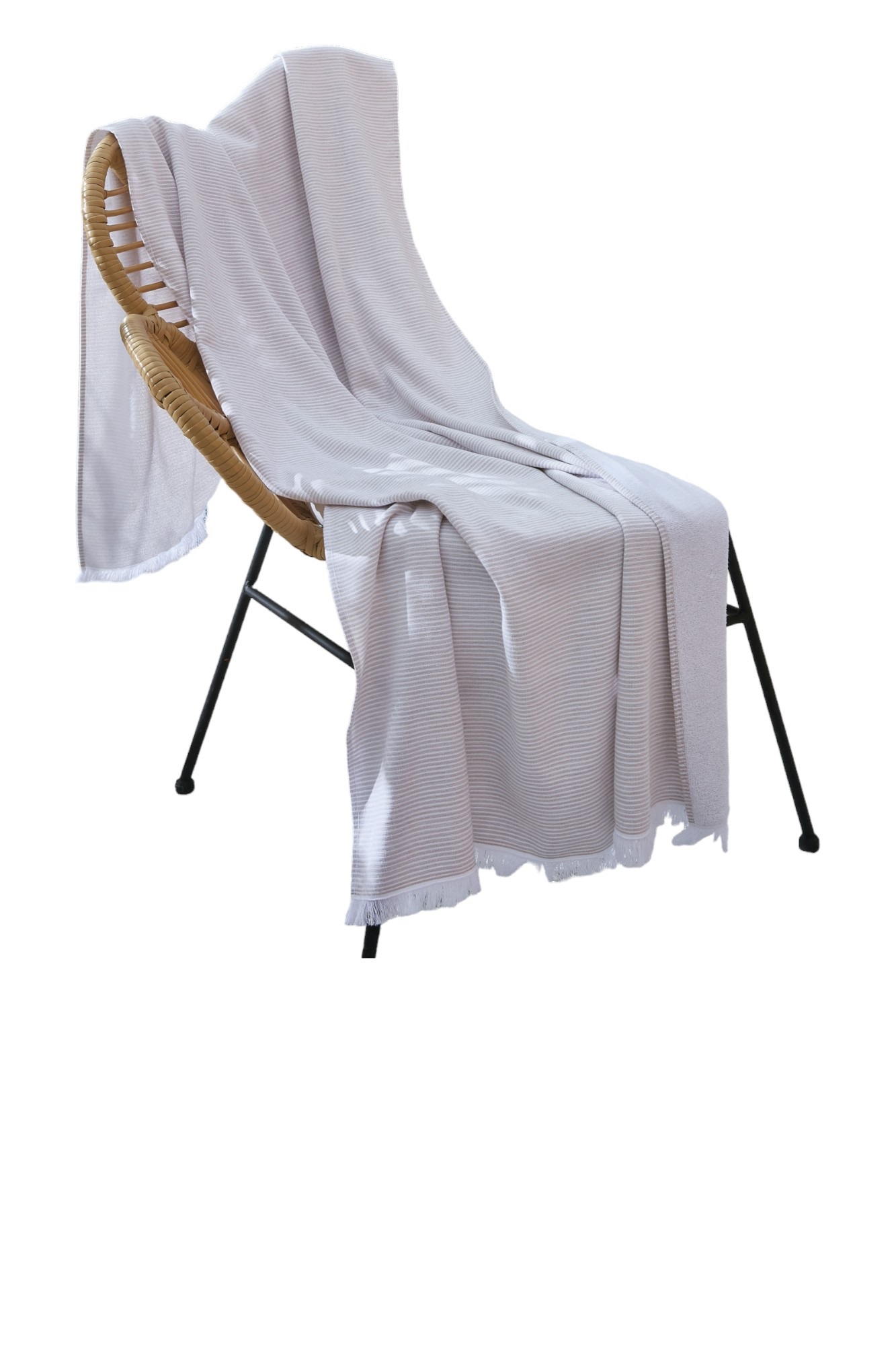 Fouta a franges Collection Nael, EDEN