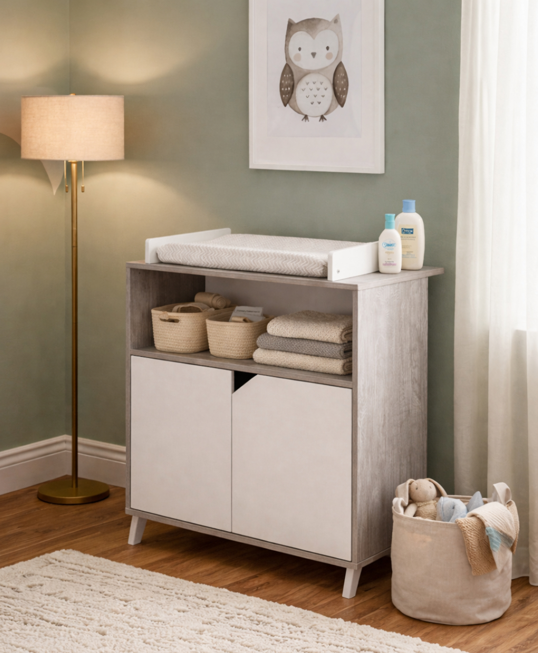 Commode à langer bébé en bois, BABY PRICE