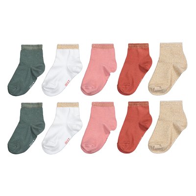 Pack of 10 Pairs of Socks in Cotton Mix LA REDOUTE COLLECTIONS
