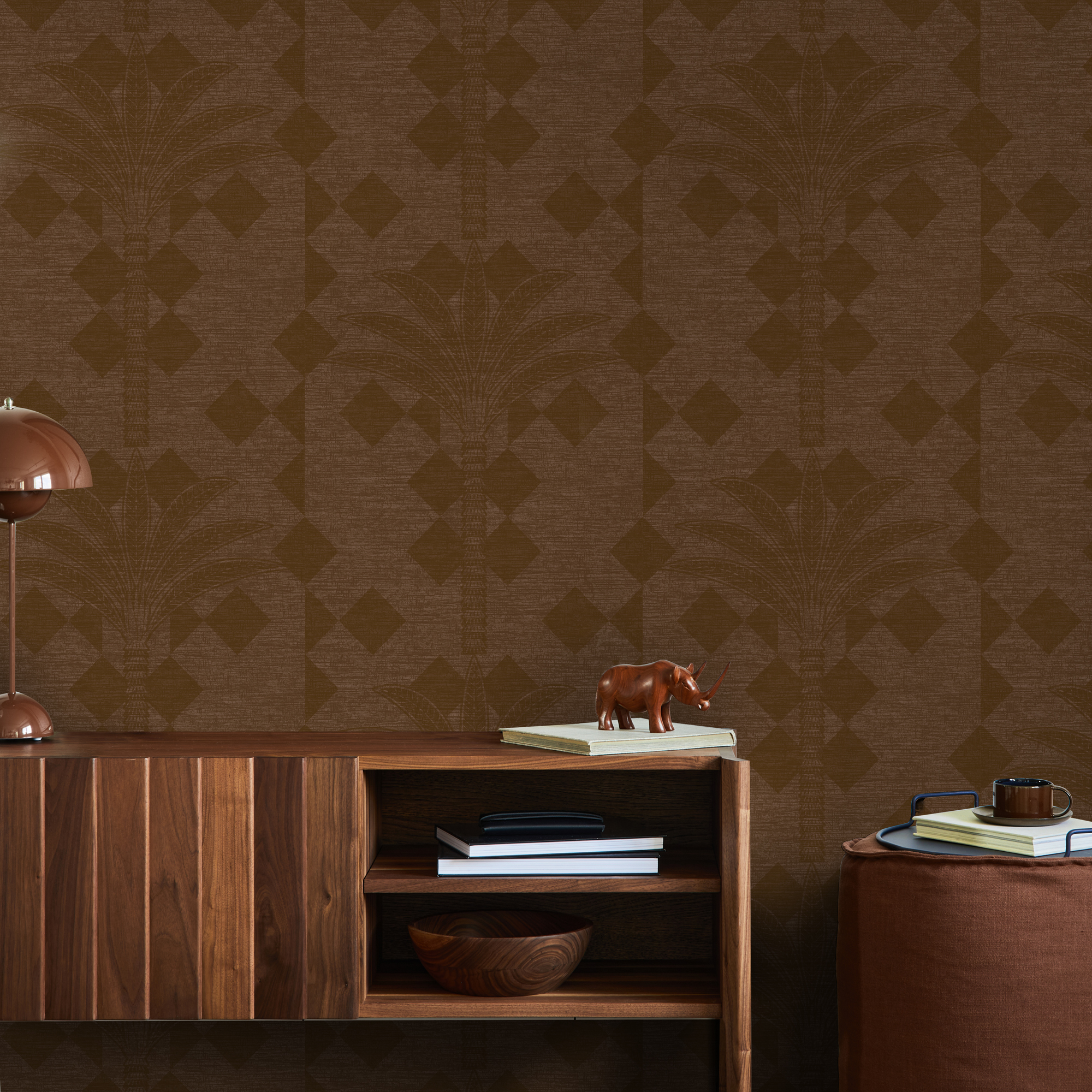 Papier peint Feuilles Adina Terra, SUPERFRESCO EASY