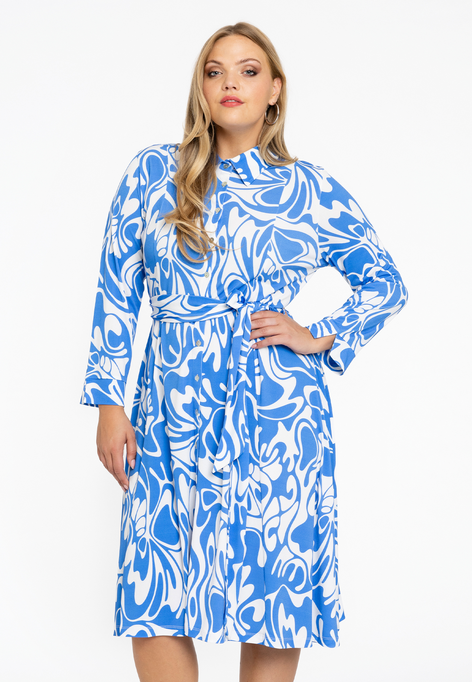 Robe avec imprimé graphique, YOEK