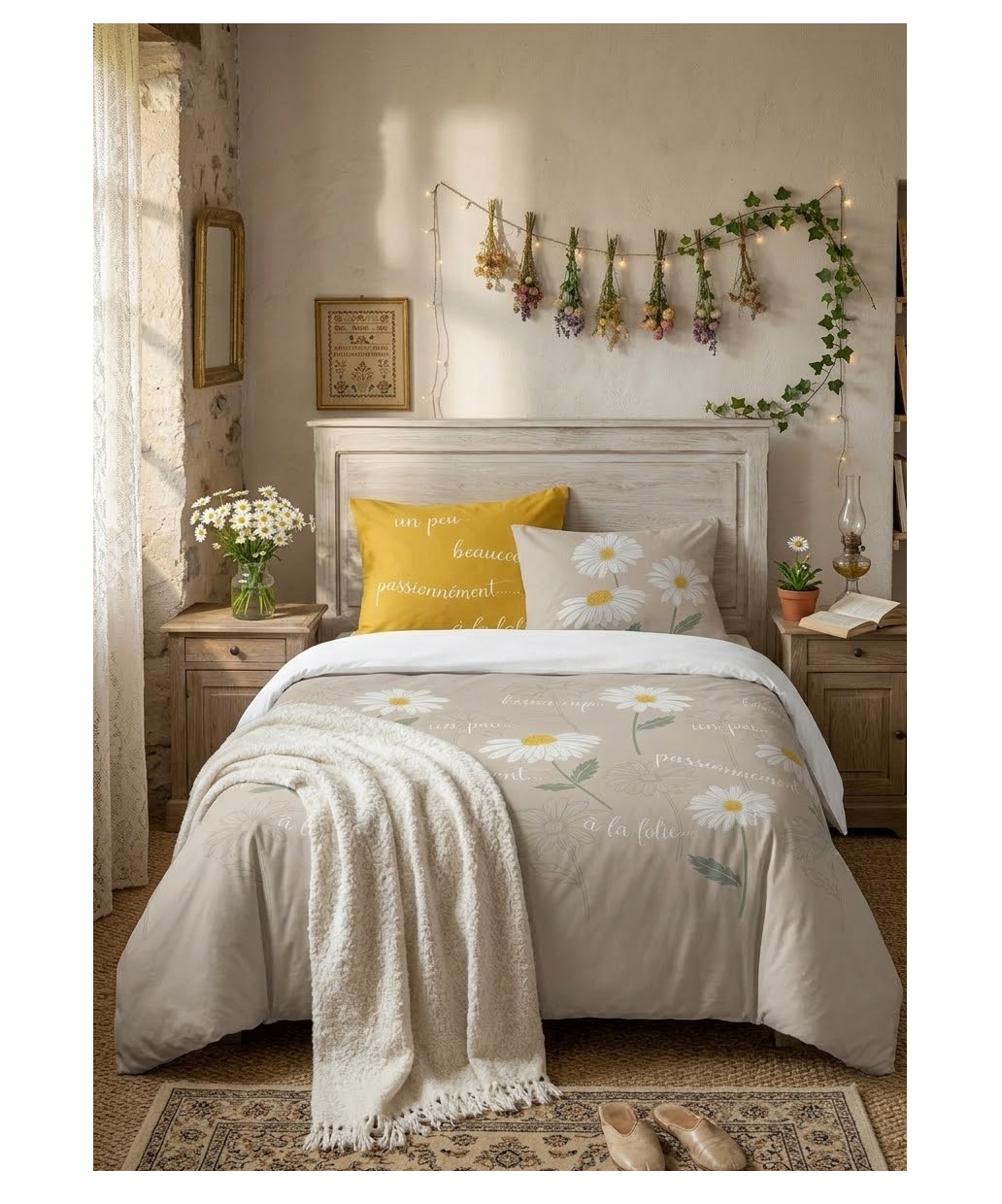 Parure de lit Collection Marguerite, EDEN
