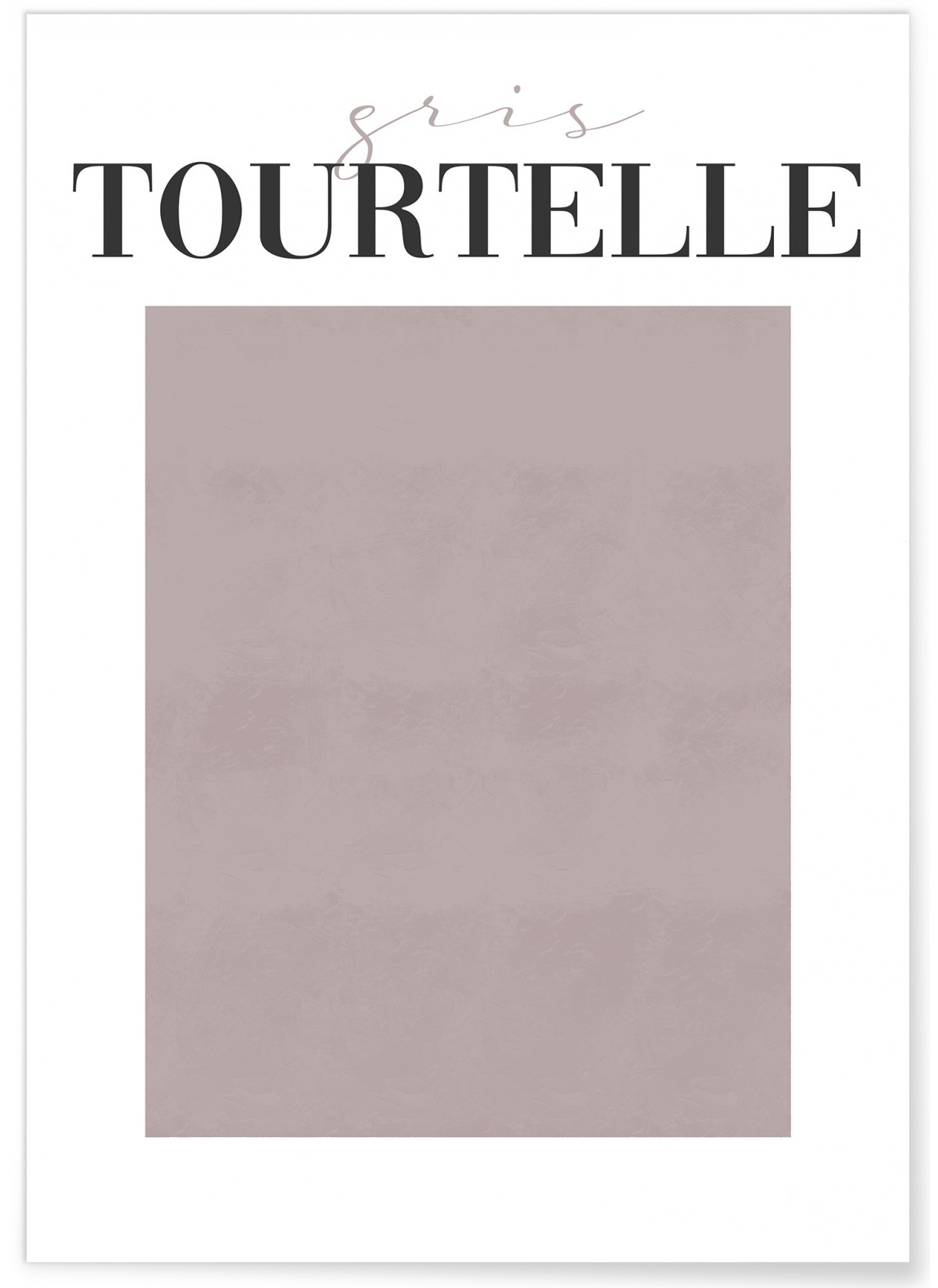 Affiche Gris Tourtelle, L'AFFICHERIE