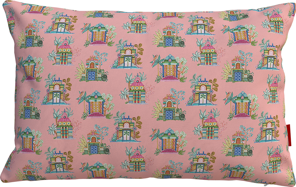 Housse de coussin extérieur, motif temples, DEVHA, VENT DE BOHÈME
