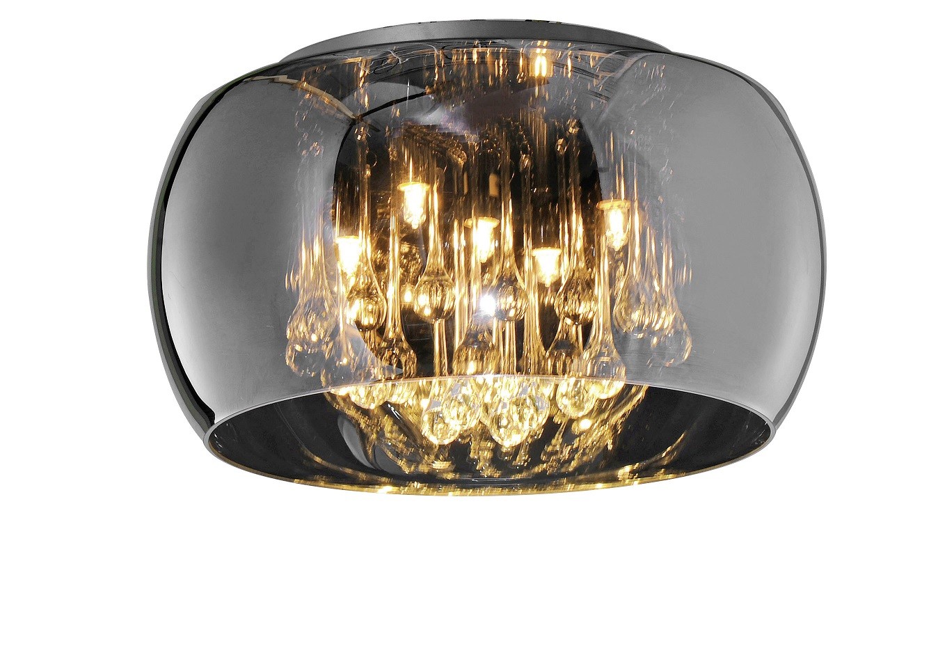 Plafonnier design en verre, D.40 , VAPORE, TRIO