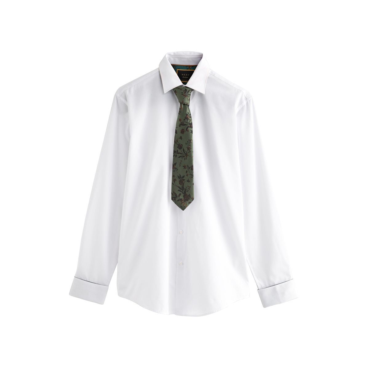 Chemise blanche avec discount bouton de manchette