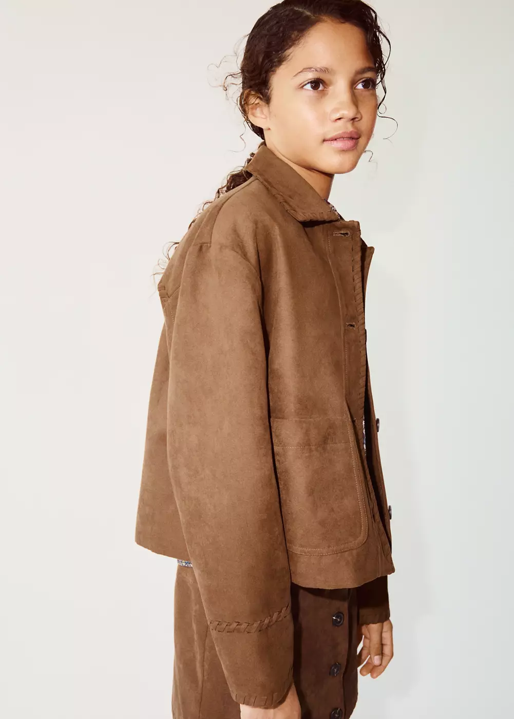 Veste imitation daim, MANGO KIDS