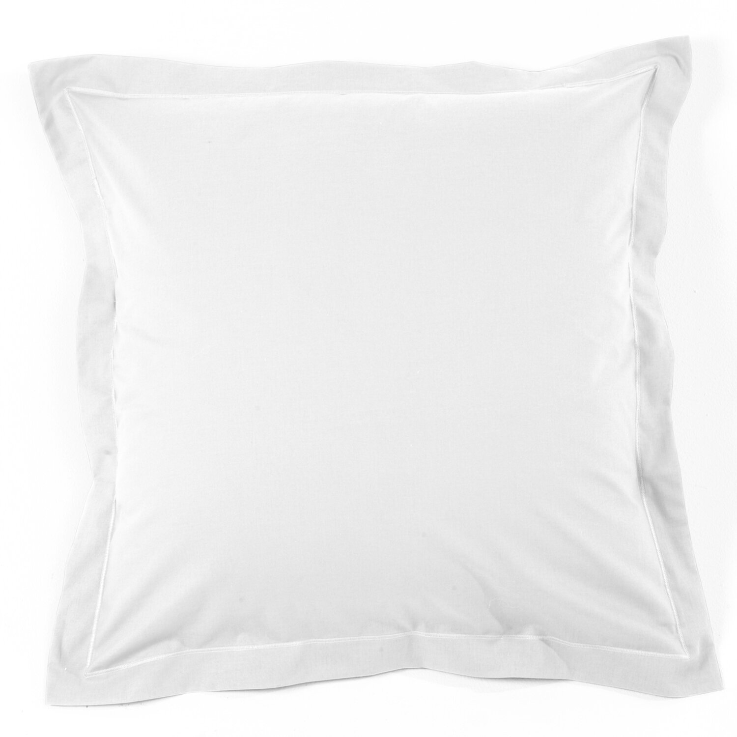 Taie d'oreiller en percale de coton unie, MURA, C DESIGN HOME TEXTILE