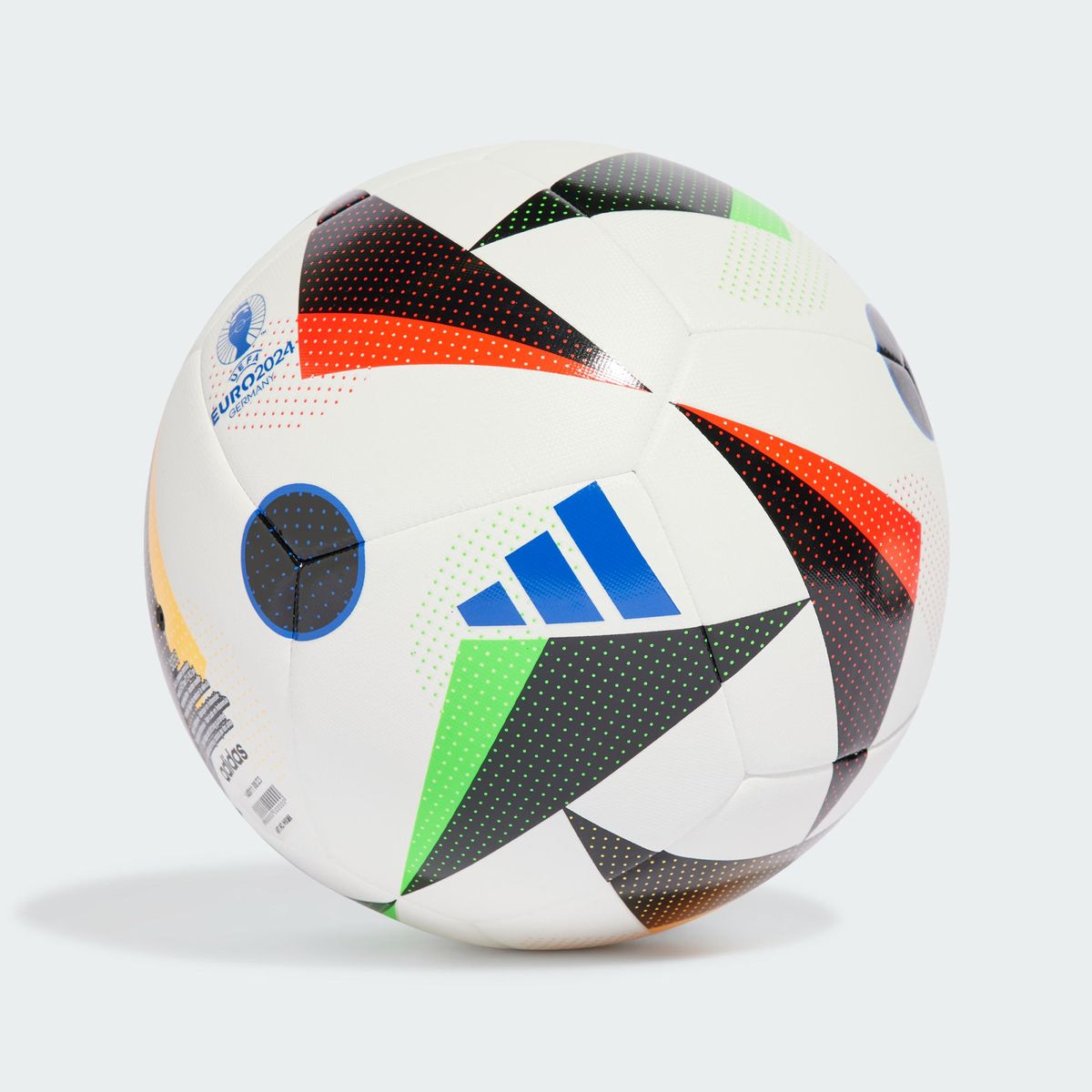 Ballon d'entraînement euro 24 white / black / glow blue Adidas Performance