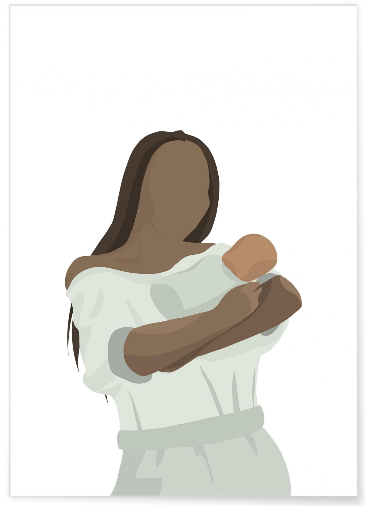 Affiche 'Maman Bébé', L'AFFICHERIE