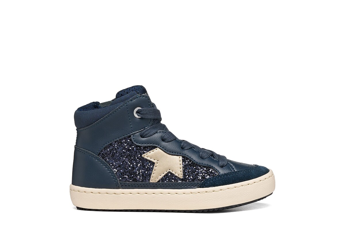 Kids Kalispera Breathable High Top Trainers, GEOX