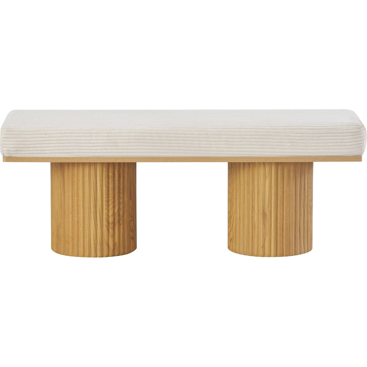 Banc en velours côtelé - MAHE, HOMIFAB