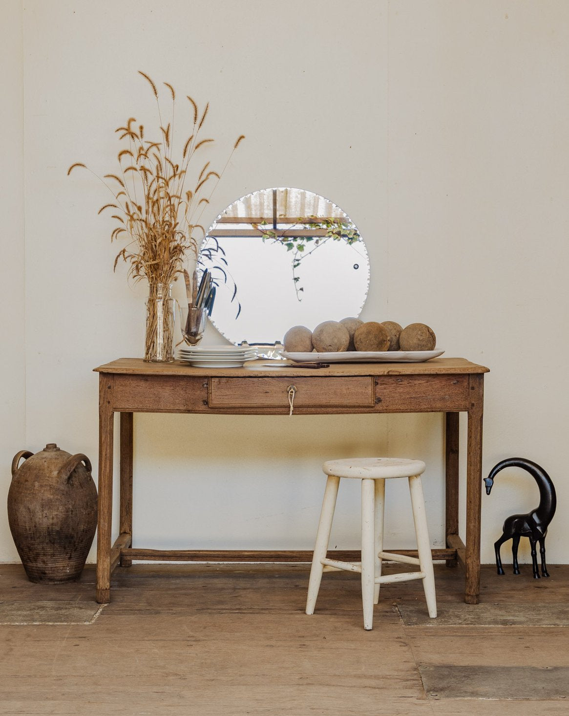 Table à manger en bois Romy N°673 - Bon état, DEBONGOUT