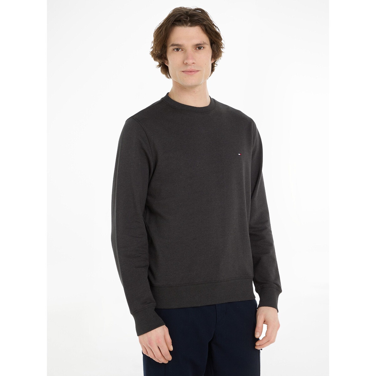 Sweat noir tommy online hilfiger homme