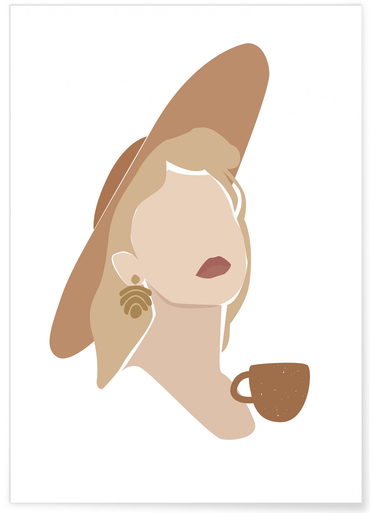 Affiche Visage Femme 1, L'AFFICHERIE