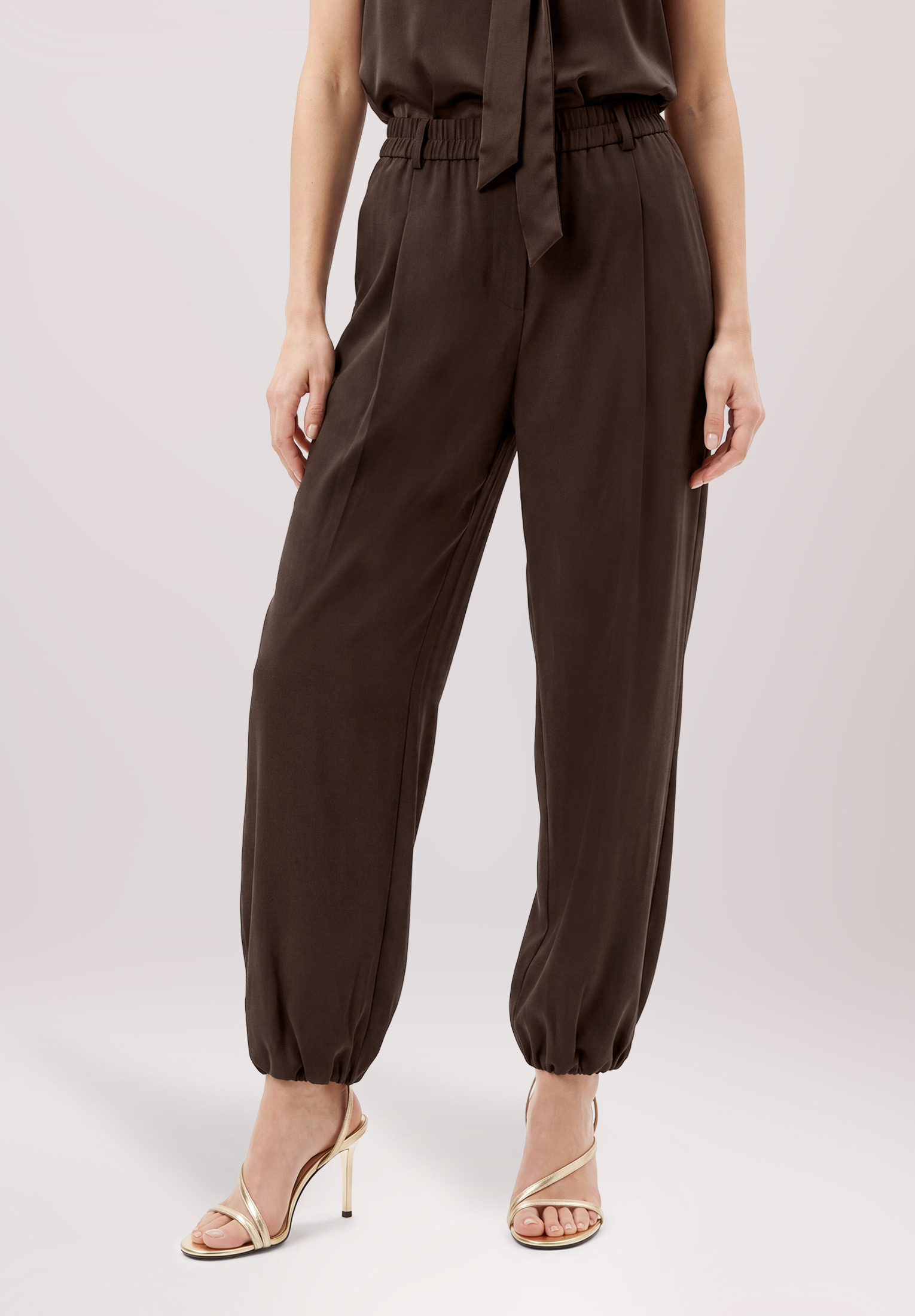 Pantalon à enfiler à élastique, VERA MONT