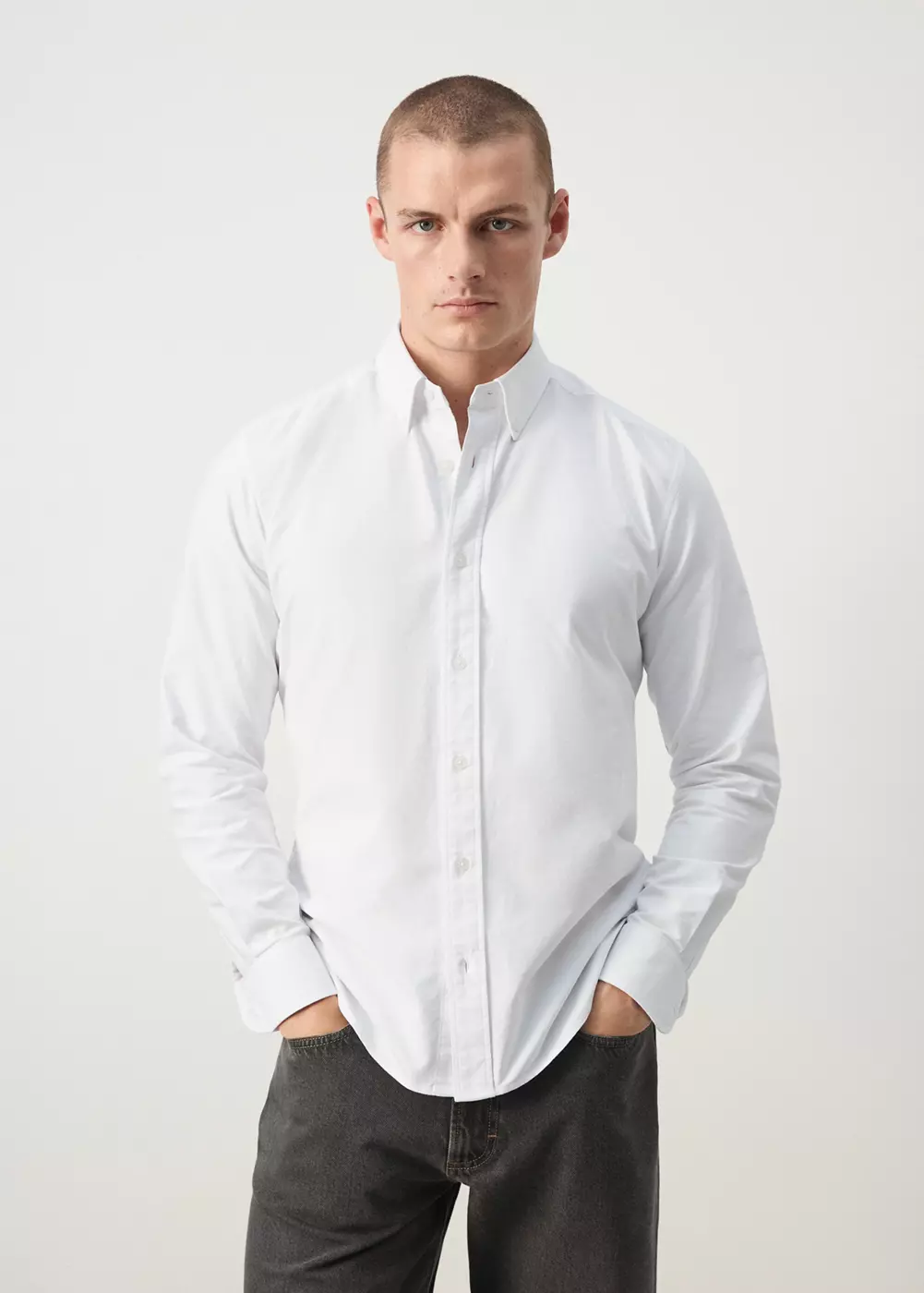 Chemise 100 % coton Oxford, MANGO MAN