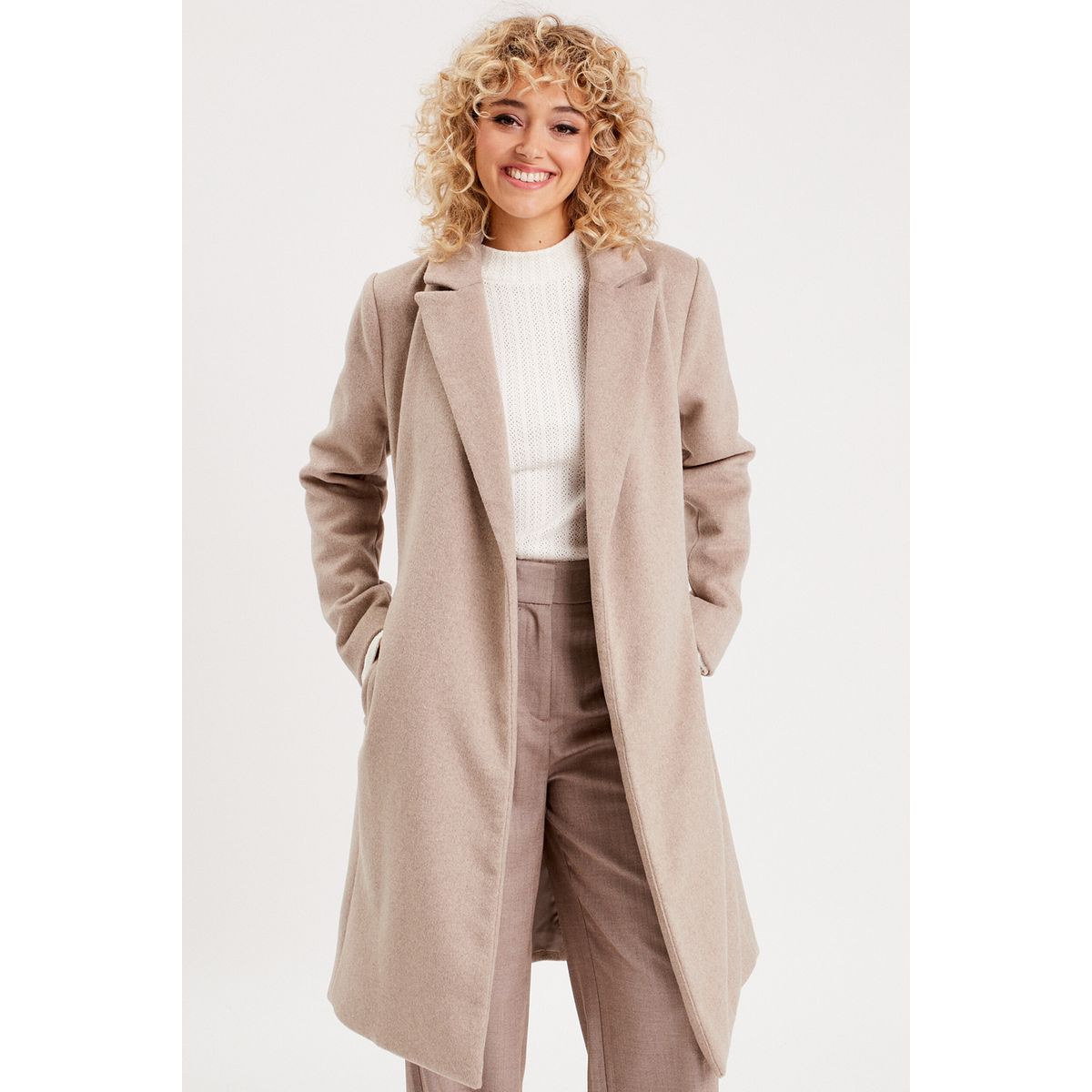 Manteau coupe cintrée discount femme