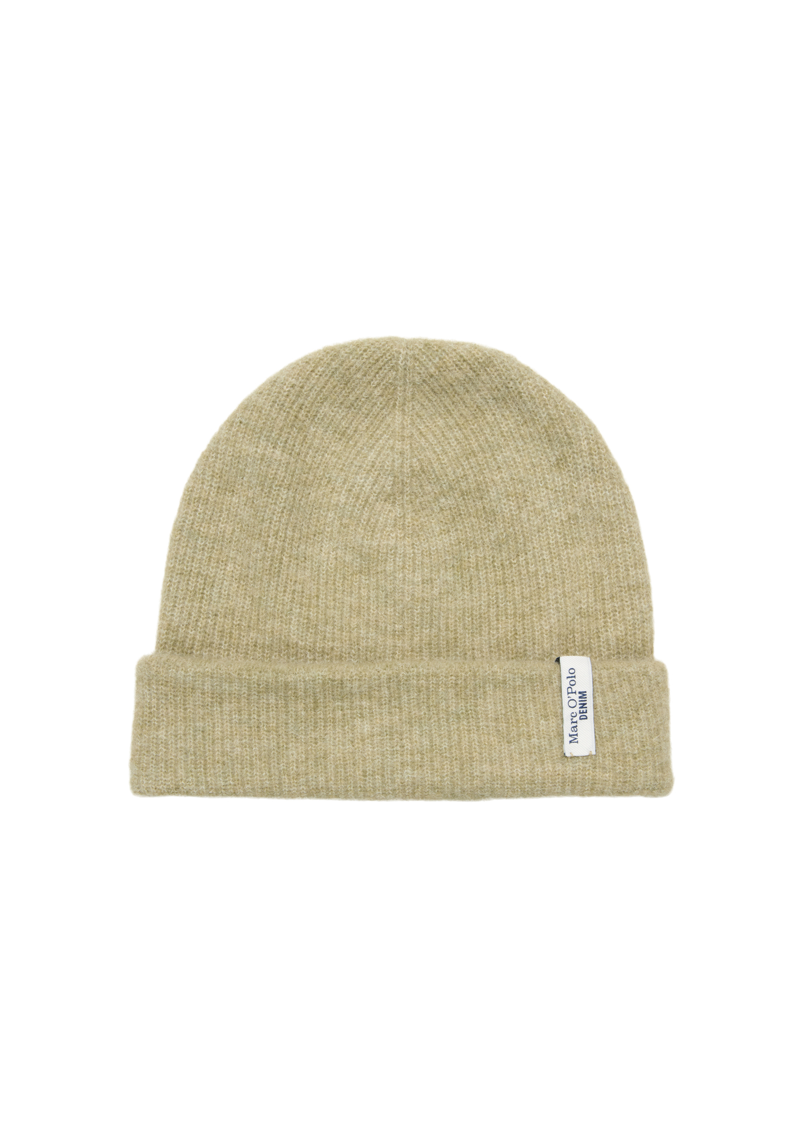 Bonnet tricoté en mélange de laine vierge et de laine d'alpaga, MARC O’POLO DENIM