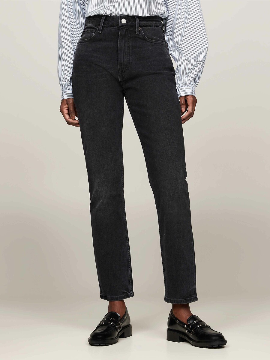 Slim Fit Cigarette Jeans in Stretch Cotton, TOMMY HILFIGER