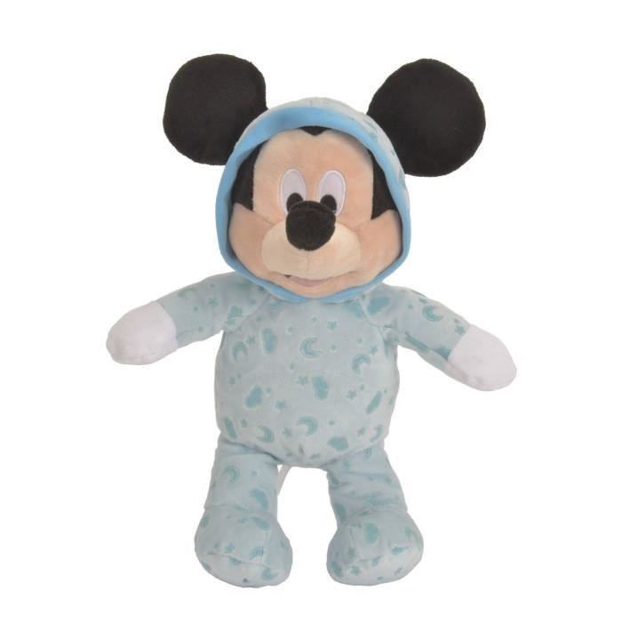 Baby Peluche Mickey Bleu - Disney, NICOTOY