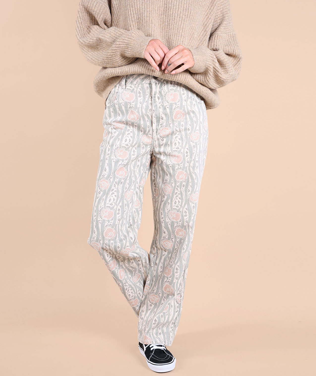 Pantalon flare printé GENTIANA, OXBOW