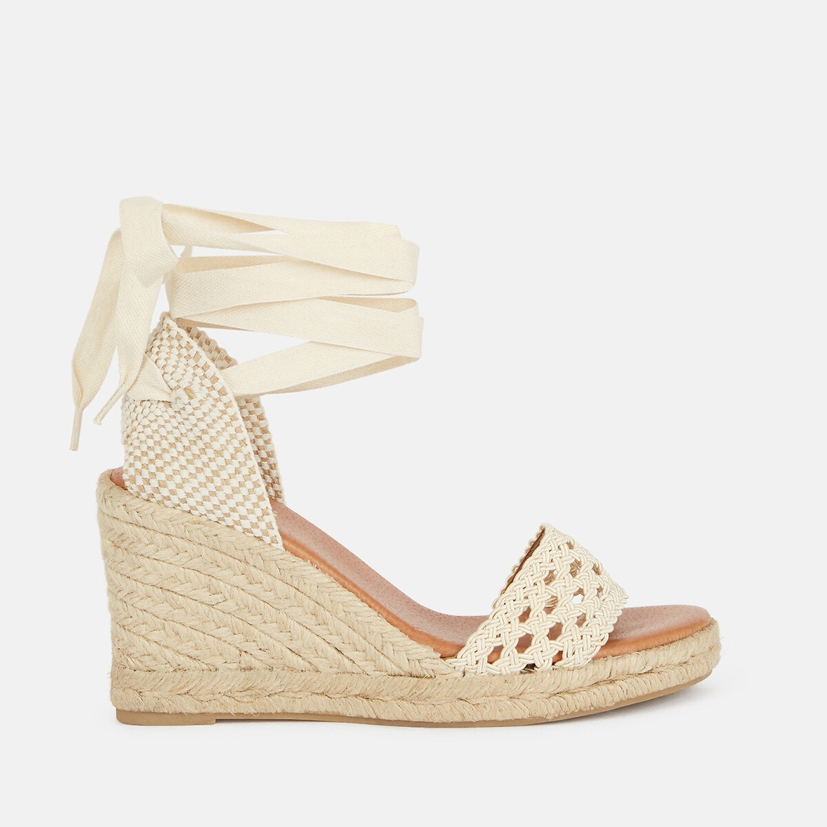 Espadrilles compens es ecru Minelli La Redoute