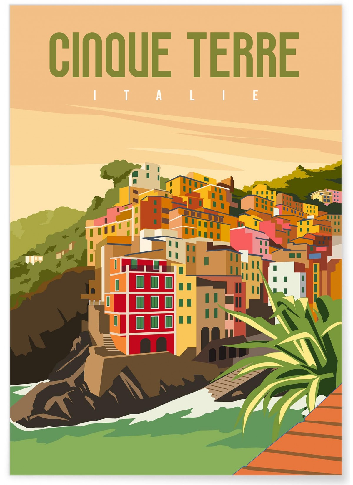 Affiche Cinque Terre, L'AFFICHERIE