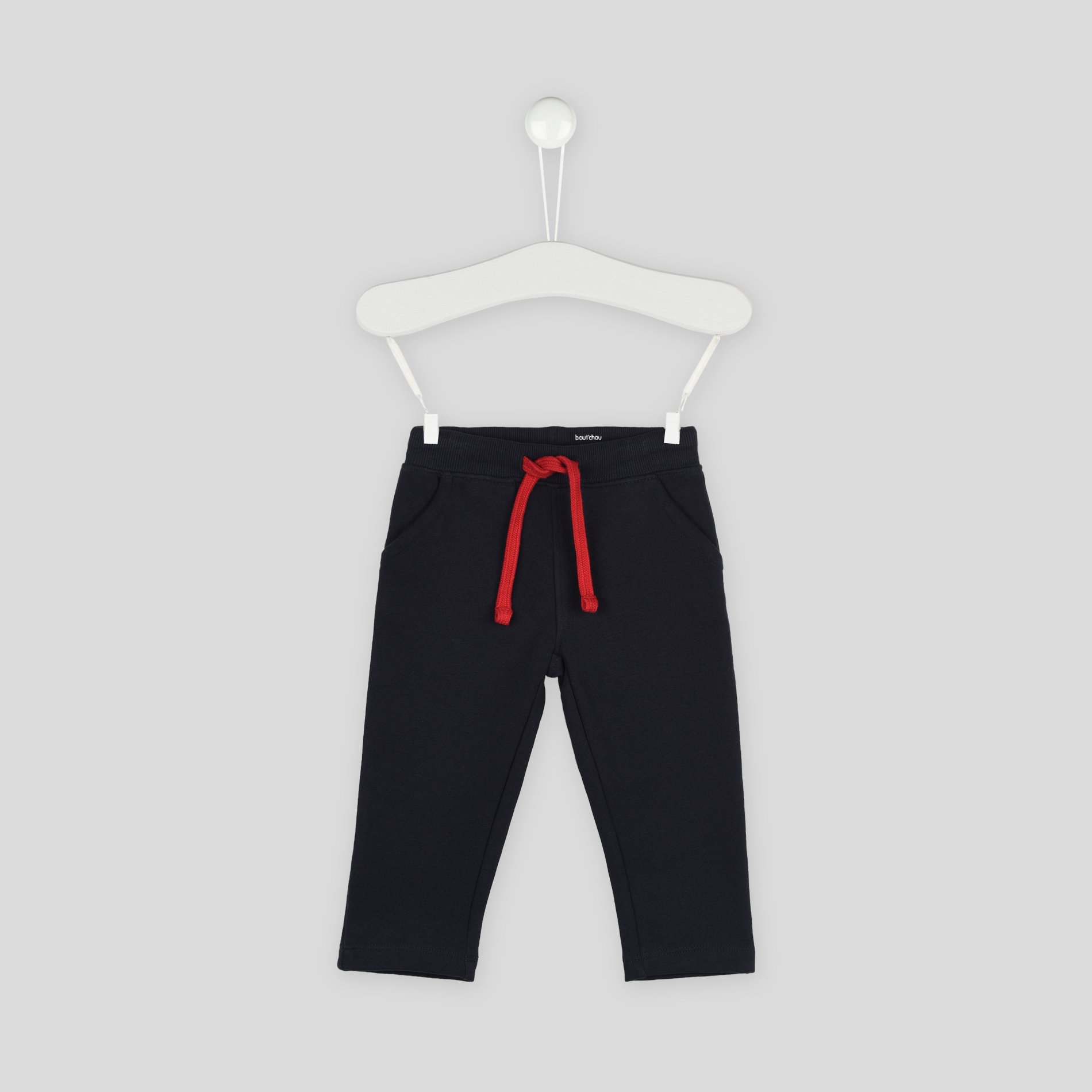 Jogging uni en molleton en coton BIO GOTS, BOUT'CHOU