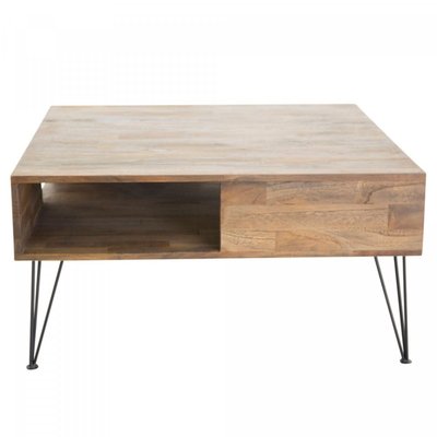 Table basse en bois avec pieds en métal  GIADA MEUBLES & DESIGN