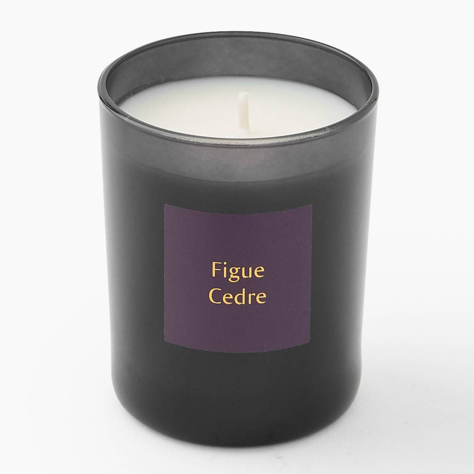 Bougie dans pot, parfum Figue et Cèdre, 180gr, MONOPRIX MAISON