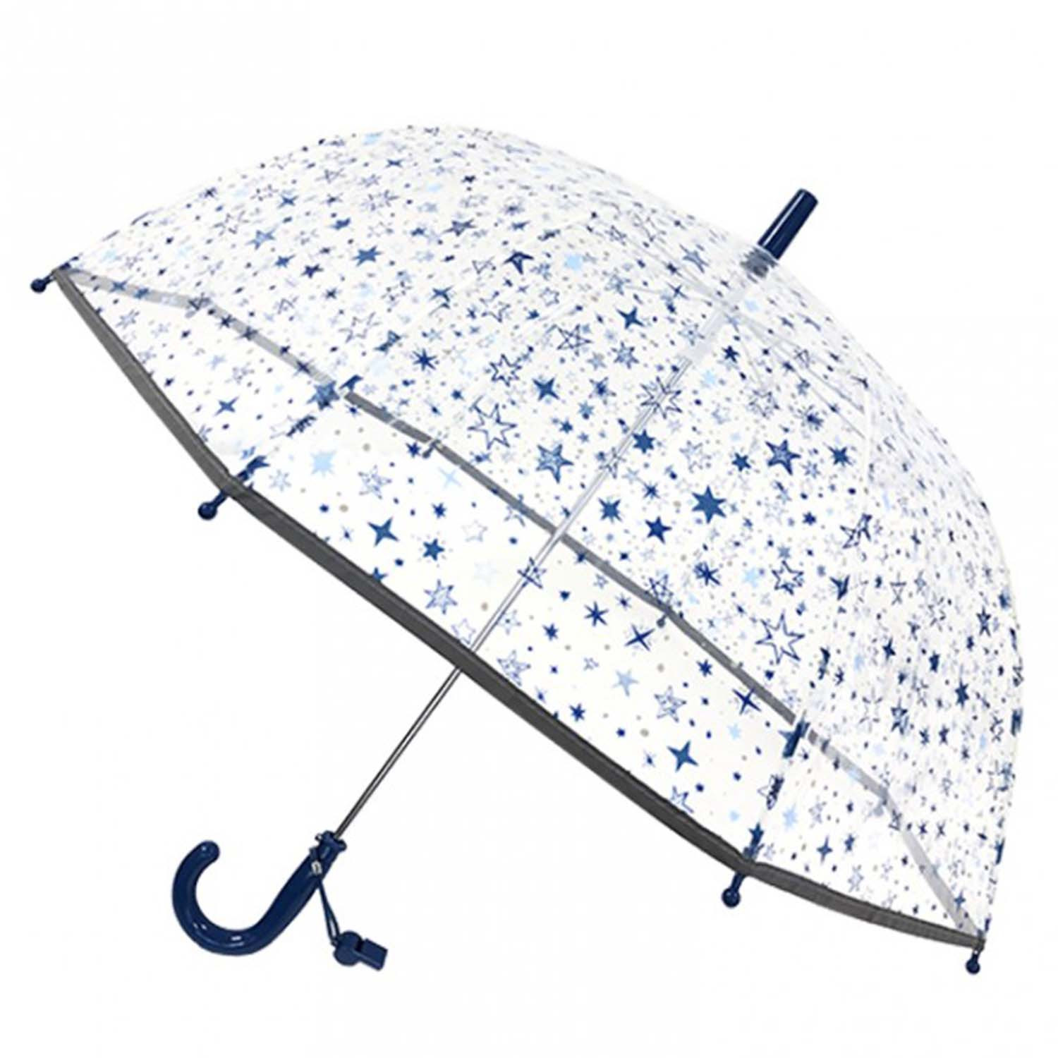 Parapluie transparent, Étoiles Bleu, SMATI