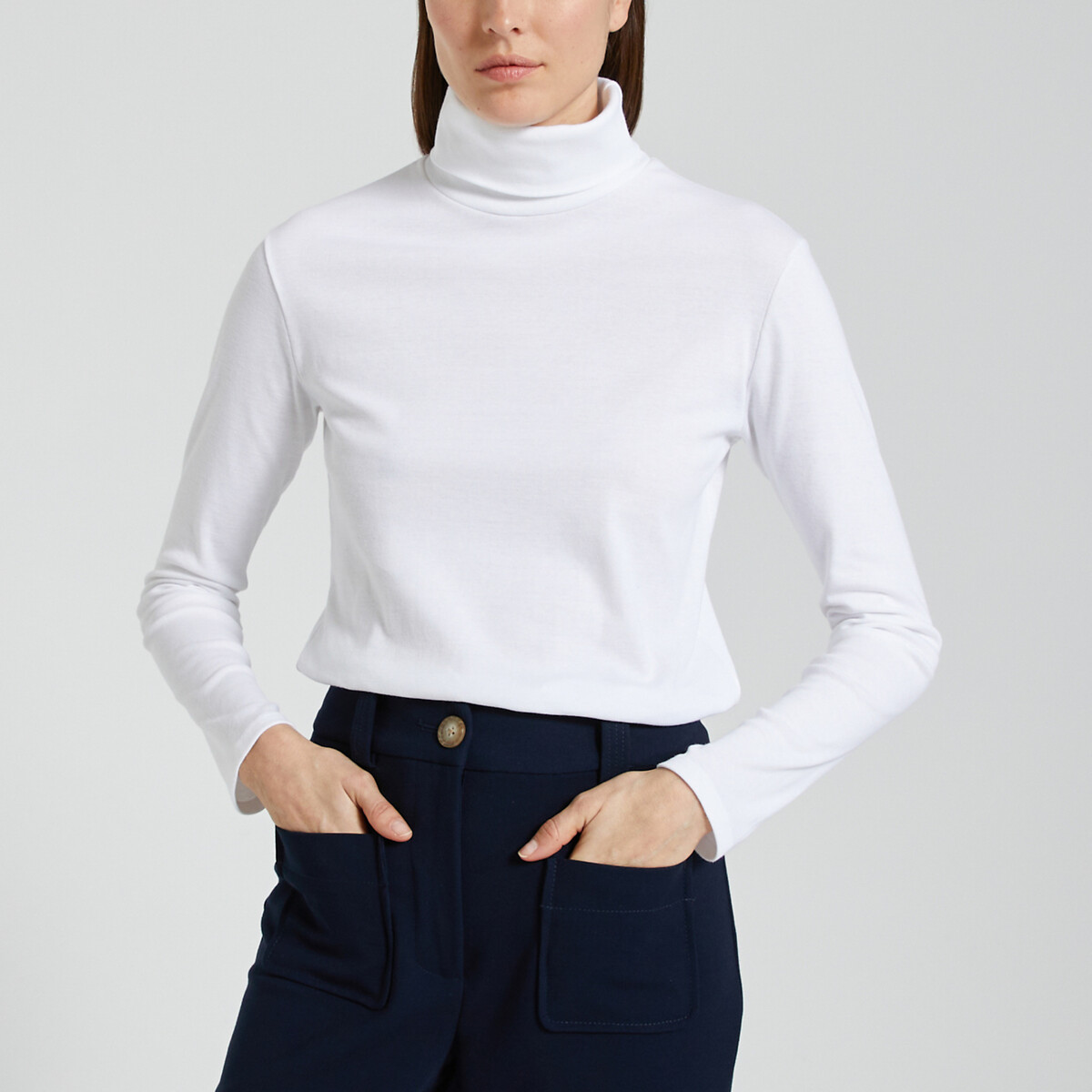 White polo neck La Redoute